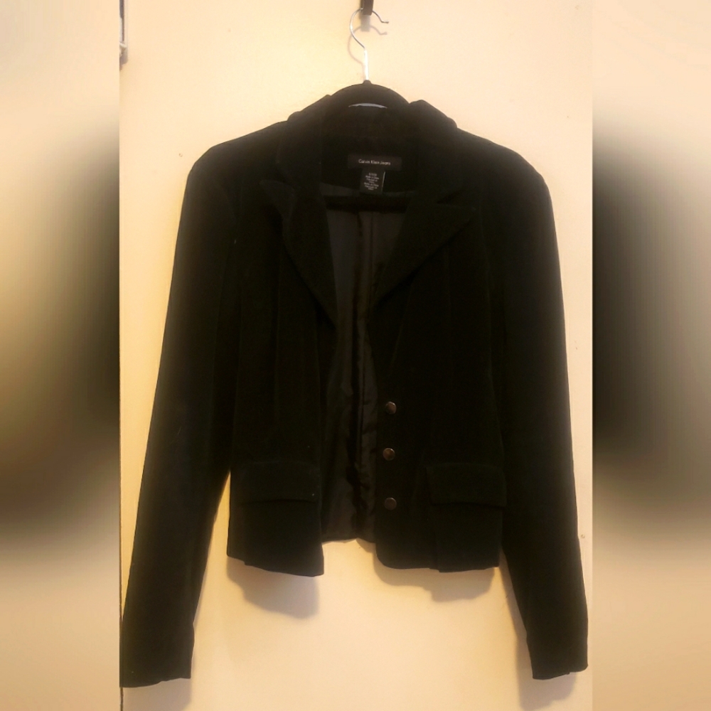 Calvin Klein Jeans velour jacket